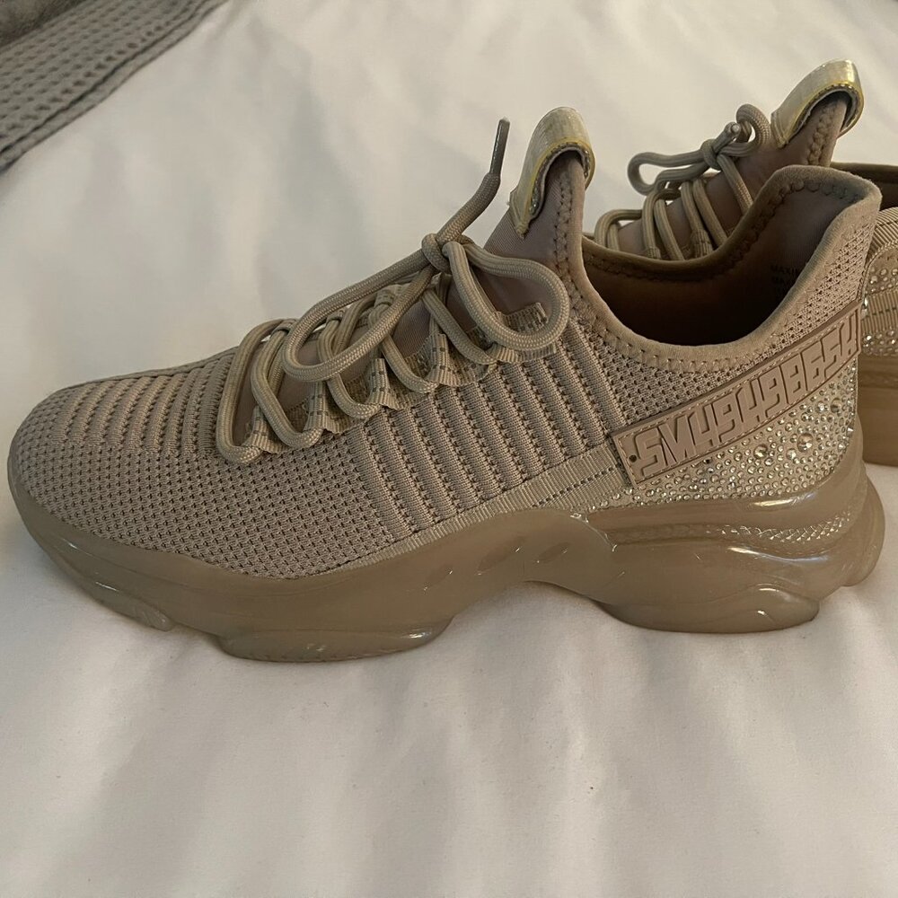 Steve Madden Maxima rhinestone sneakers (Sz 10)